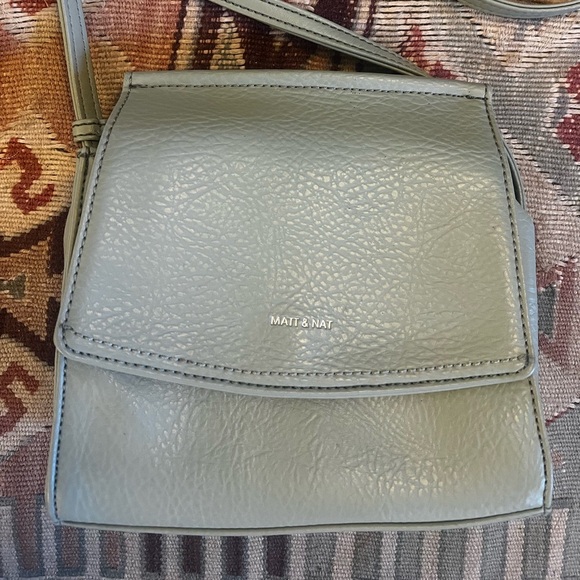 Matt & Nat Sage  mint Crossbody Bag - Picture 2 of 10
